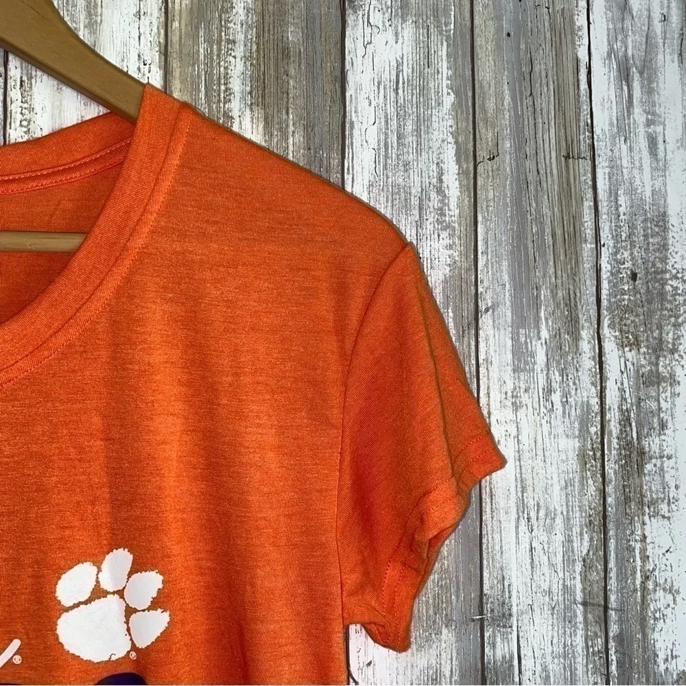 Clemson Tigers Orange Tee Womens Large NWT Graphic College Football Shirt